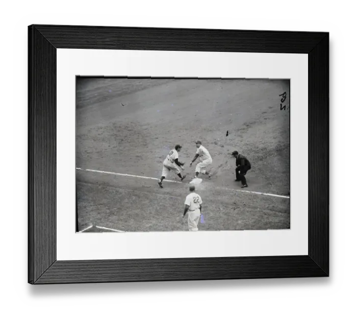 Framed Print : Rizzuto In 1955 World Series