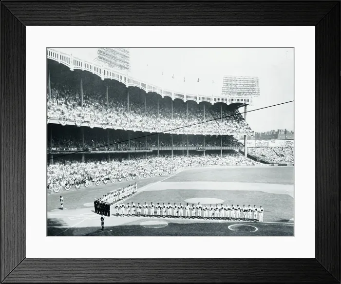Framed Print : World Series Opens with Prayer for Ike Framed Print : World Series Opens with Prayer for Ike