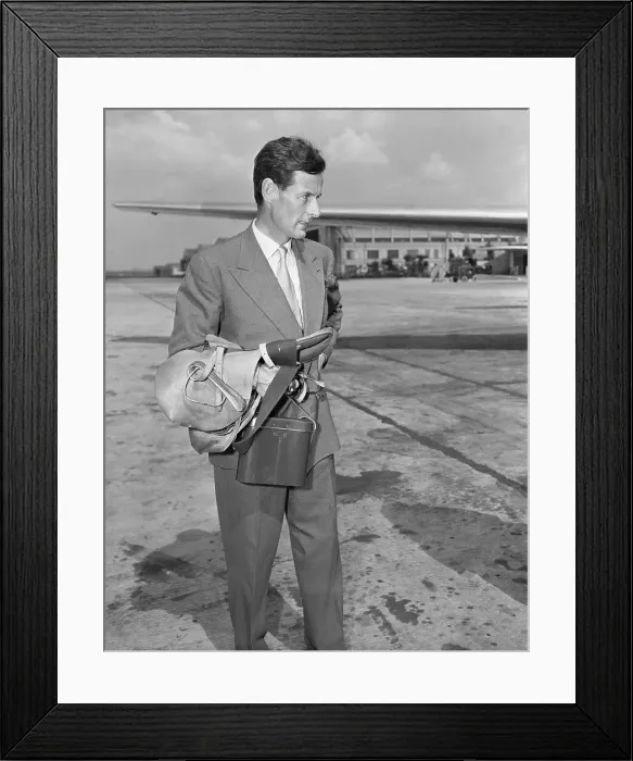 Framed Print : Group Captain Peter Townsend Traveling Framed Print : Group Captain Peter Townsend Traveling