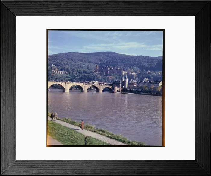 Framed Print : View Along Neckar River Framed Print : View Along Neckar River
