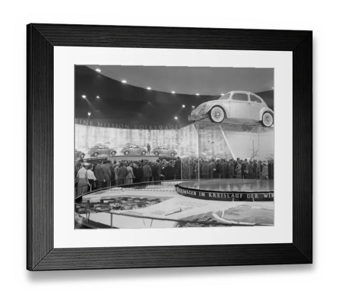 Framed Print : Anniversary Model Volkswagen Displayed at International Frankfurt Motor Show Framed Print : Anniversary Model Volkswagen Displayed at International Frankfurt Motor Show