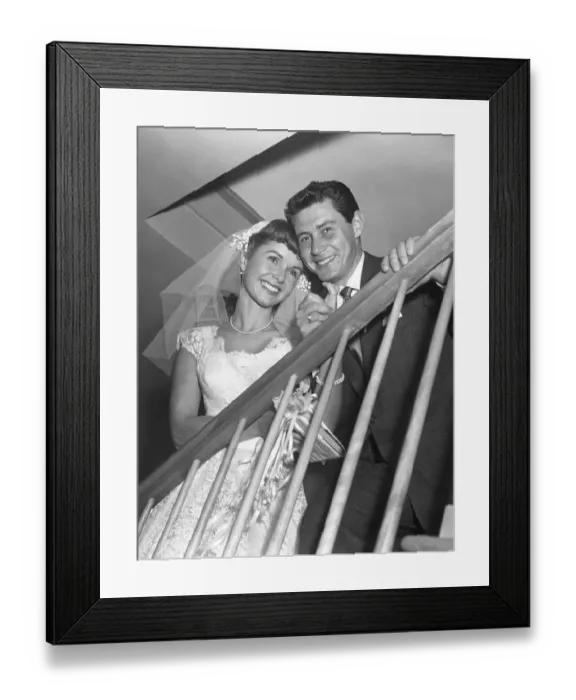 Framed Print : Eddie Fisher and Debbie Reynolds Framed Print : Eddie Fisher and Debbie Reynolds