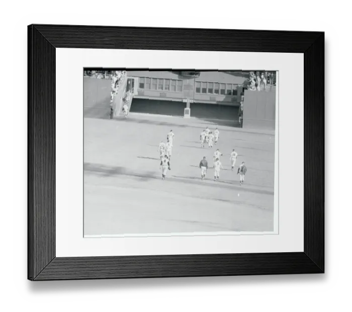 Framed Print : Players Accompanying Leo Durocher Off the Field Framed Print : Players Accompanying Leo Durocher Off the Field