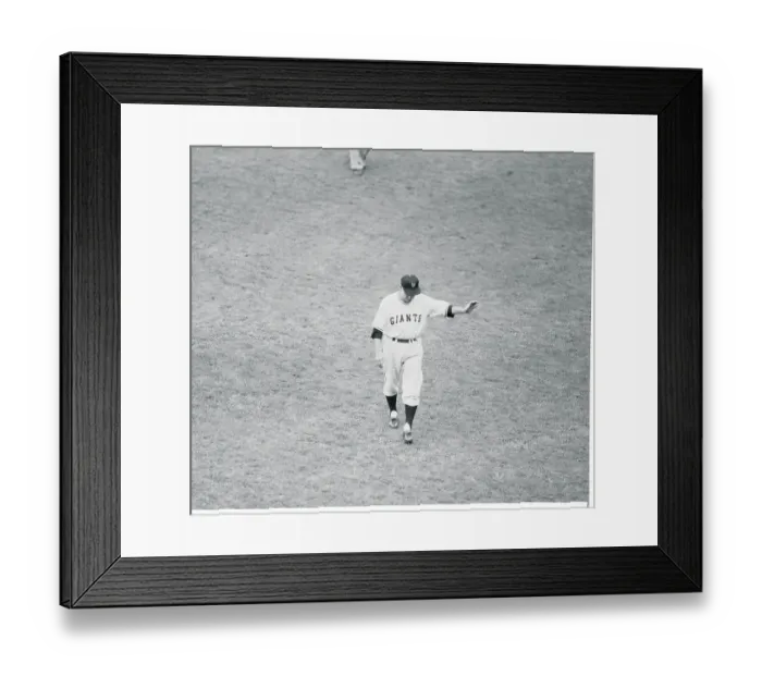 Framed Print : Leo Durocher Raising His Arm Framed Print : Leo Durocher Raising His Arm
