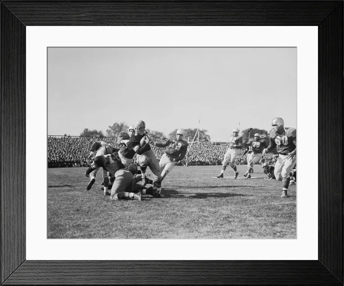 Framed Print : Joe Schmidt Tackling Breezy Reid Framed Print : Joe Schmidt Tackling Breezy Reid