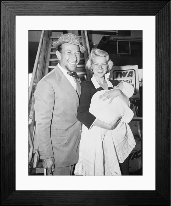 Framed Print : Jose Ferrer, Rosemary Clooney Holds Baby Framed Print : Jose Ferrer, Rosemary Clooney Holds Baby