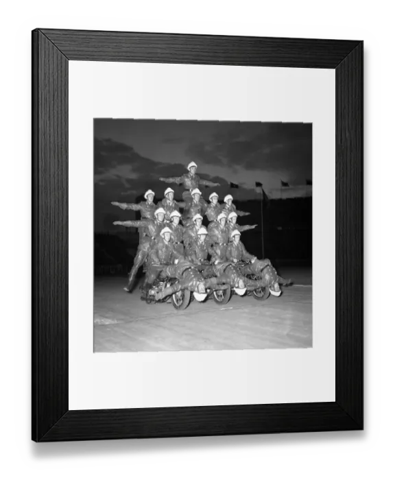 Framed Print : Members Of The West Berlin Motorcycle Police Framed Print : Members Of The West Berlin Motorcycle Police