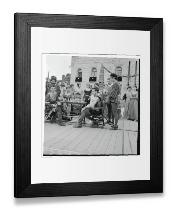 Framed Print : Large Chess Board with People as Opponents Framed Print : Large Chess Board with People as Opponents