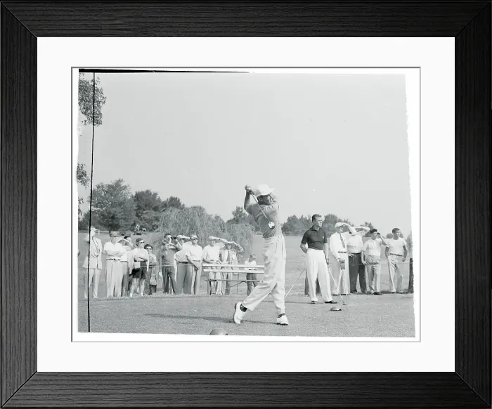 Framed Print : William Hyndman Swinging His Golf Club Framed Print : William Hyndman Swinging His Golf Club