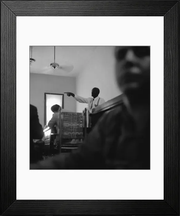 Framed Print : Mose Wright Testifying Framed Print : Mose Wright Testifying