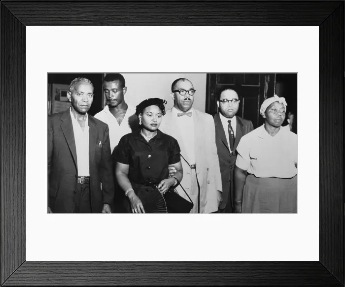Framed Print : Witnesses in the Emmett Till Trial Framed Print : Witnesses in the Emmett Till Trial