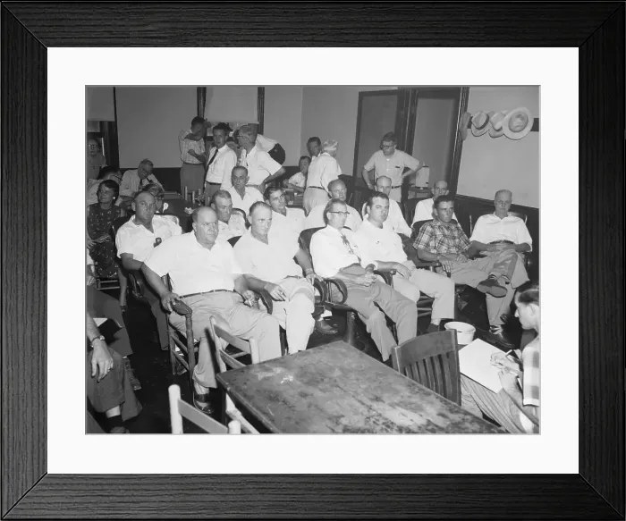 Framed Print : Jury for the Emmett Till Trial