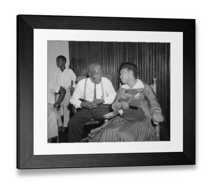 Framed Print : Mamie Bradley Speaking to Mose Wright Framed Print : Mamie Bradley Speaking to Mose Wright