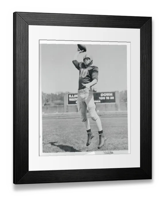 Framed Print : Quarterback Making a Jump Pass Framed Print : Quarterback Making a Jump Pass