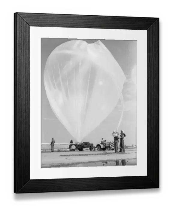 Framed Print : USAF Weather Balloon Framed Print : USAF Weather Balloon