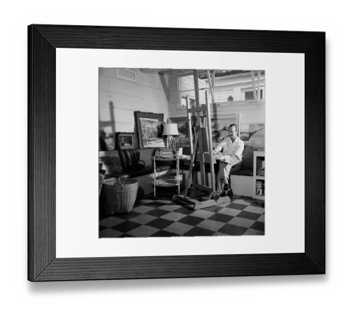 Framed Print : David Niven Painting Framed Print : David Niven Painting
