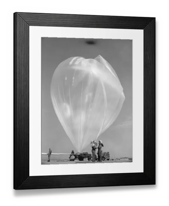 Framed Print : Soldiers Inflating Weather Balloon at Lowry Air Force Base Framed Print : Soldiers Inflating Weather Balloon at Lowry Air Force Base