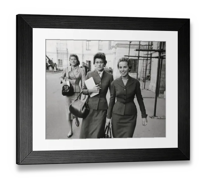 Framed Print : Wife and Sisters of Robert F. Kennedy Framed Print : Wife and Sisters of Robert F. Kennedy