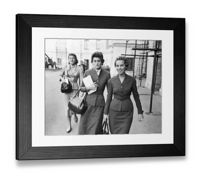 Framed Print : Kennedy Women In Russia Framed Print : Kennedy Women In Russia