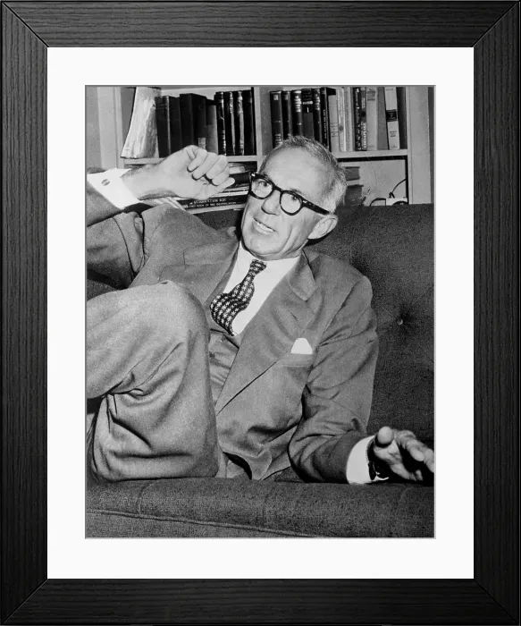 Framed Print : Portrait of Dr. Benjamin Spock Framed Print : Portrait of Dr. Benjamin Spock