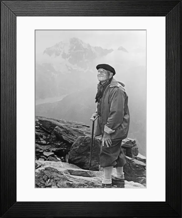 Framed Print : Spencer Tracy at French Resort Framed Print : Spencer Tracy at French Resort