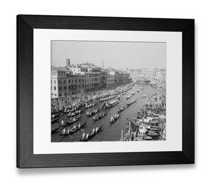 Framed Print : Gondola Parade Framed Print : Gondola Parade