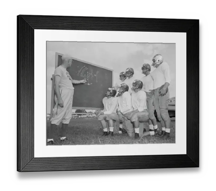 Framed Print : Buck Shaw with Air Force Academy Squad Framed Print : Buck Shaw with Air Force Academy Squad