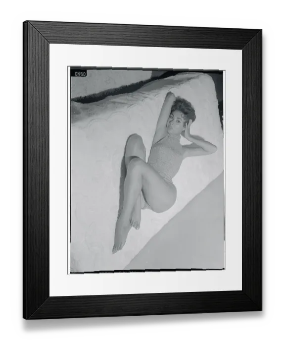 Framed Print : Rita Moreno Posing for the Camera Framed Print : Rita Moreno Posing for the Camera