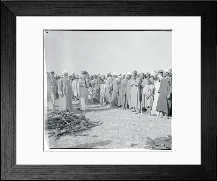 Framed Print : Andre Franchi Talking to Tribesmen Framed Print : Andre Franchi Talking to Tribesmen