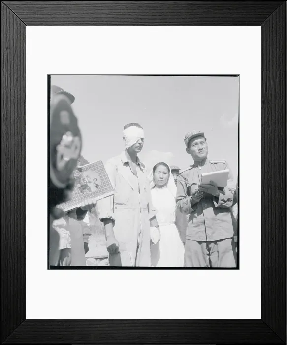 Framed Print : Soldier Escorted Into Demilitarized Zone Framed Print : Soldier Escorted Into Demilitarized Zone