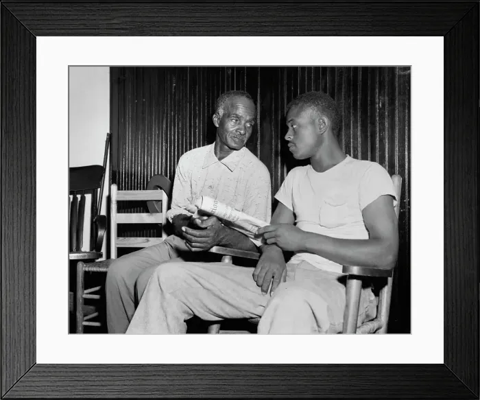 Framed Print : Willie Reed, Till Trial Witness Framed Print : Willie Reed, Till Trial Witness