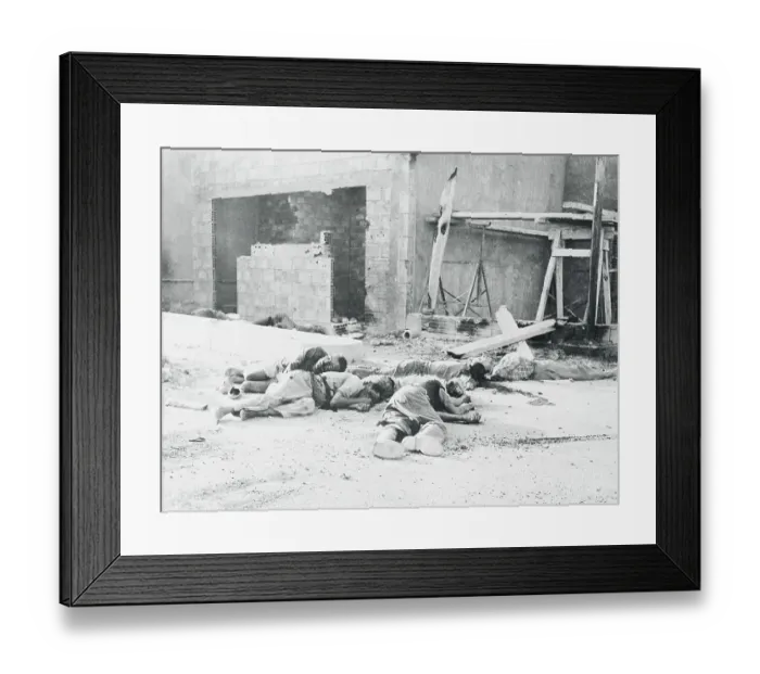 Framed Print : Victims of Moroccan Riots Framed Print : Victims of Moroccan Riots