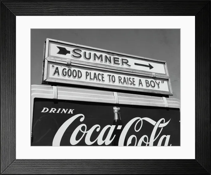 Framed Print : Sumner - A Good Place To Raise A Boy Framed Print : Sumner - A Good Place To Raise A Boy