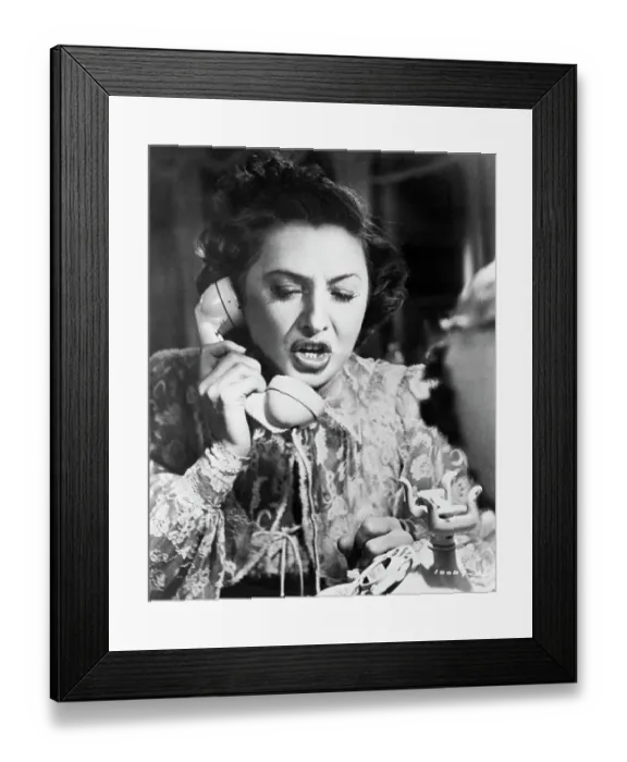 Framed Print : Barbara Stanwyck in Sorry, Wrong Number Framed Print : Barbara Stanwyck in Sorry, Wrong Number