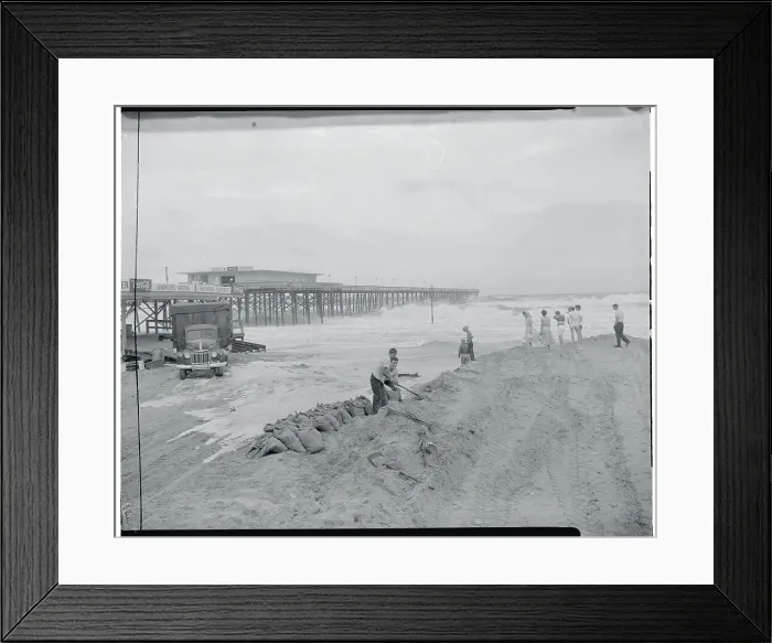 Framed Print : People Filling Sandbags Framed Print : People Filling Sandbags