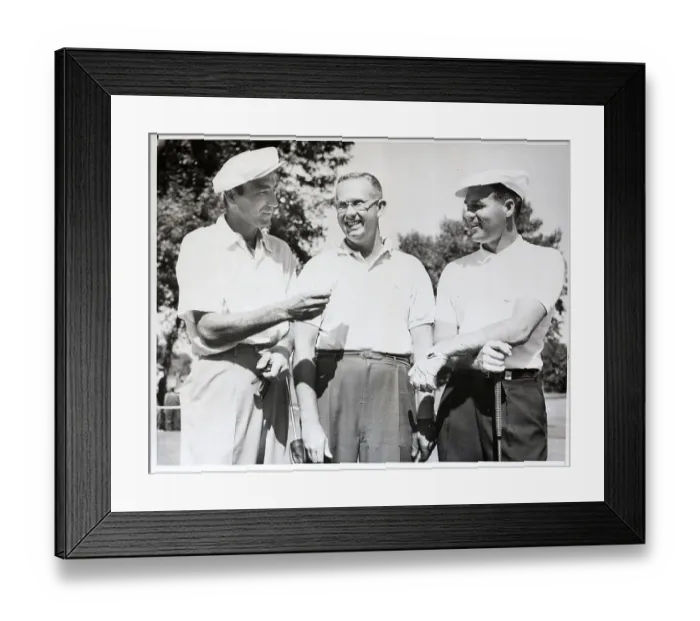 Framed Print : Bob Rosburg Standing Fellow Golfers Framed Print : Bob Rosburg Standing Fellow Golfers