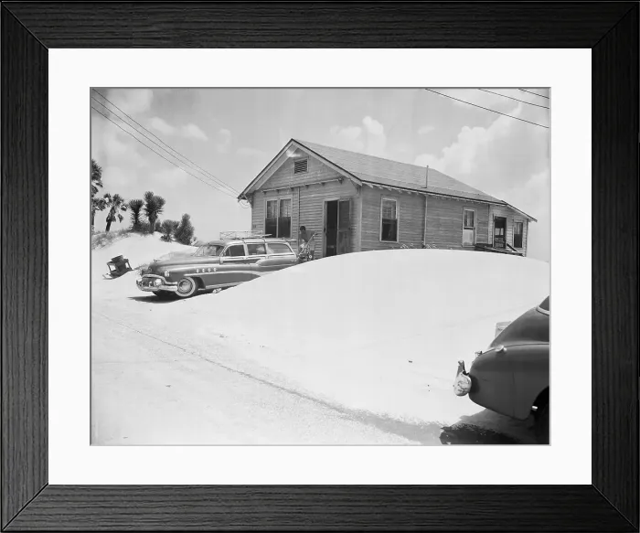 Framed Print : Man Loading Station Wagon Framed Print : Man Loading Station Wagon