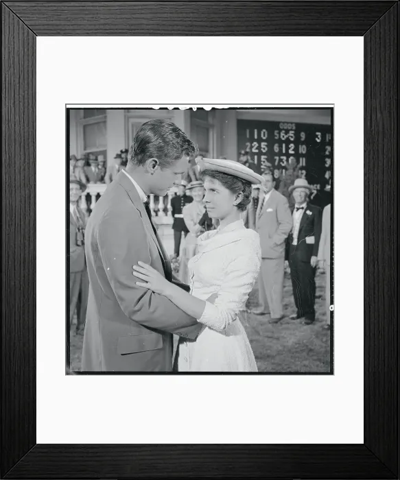 Framed Print : John Lupton Embracing Margaret O'Brien Framed Print : John Lupton Embracing Margaret O'Brien