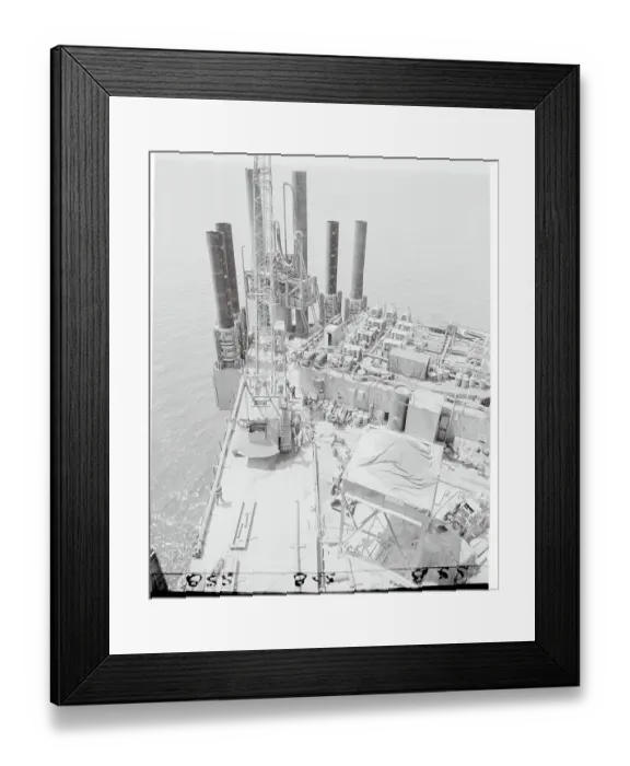 Framed Print : Overhead View of Radar Island Framed Print : Overhead View of Radar Island