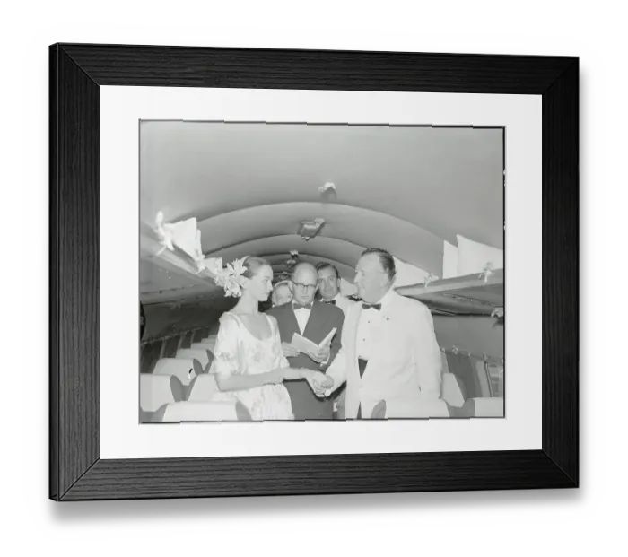 Framed Print : Justice of the Peace Marrying a Couple Framed Print : Justice of the Peace Marrying a Couple