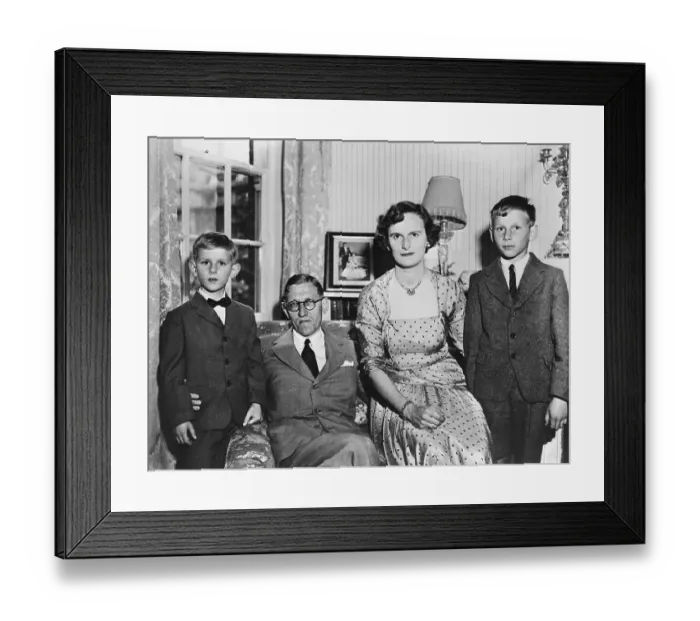 Framed Print : John E. Coulson with Family Framed Print : John E. Coulson with Family