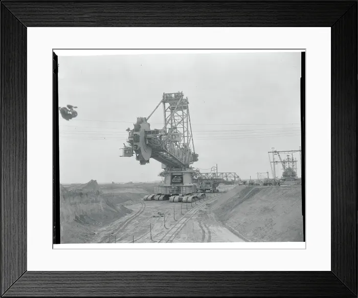 Framed Print : Earth Mover Framed Print : Earth Mover