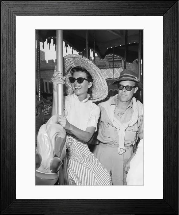 Framed Print : Dick Haymes and Rita Hayworth on Carousel Framed Print : Dick Haymes and Rita Hayworth on Carousel