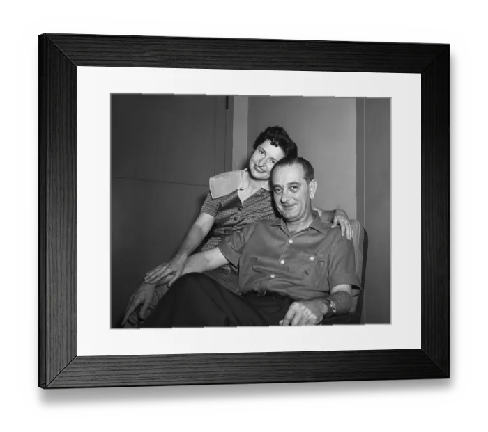 Framed Print : Lyndon And Lady Bird Johnson Framed Print : Lyndon And Lady Bird Johnson