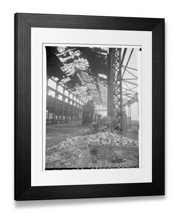 Framed Print : Bomb Ruins Framed Print : Bomb Ruins
