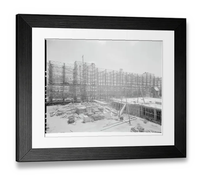 Framed Print : Building Construction Framed Print : Building Construction