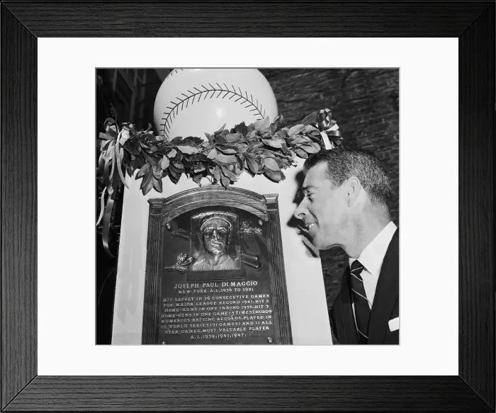 Framed Print : Portrait of Joe DiMaggio Framed Print : Portrait of Joe DiMaggio