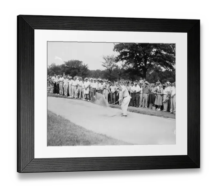 Framed Print : Doug Ford Hitting Ball Out of Sand Trap Framed Print : Doug Ford Hitting Ball Out of Sand Trap