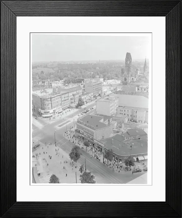 Framed Print : Aerial View of West Berlin Framed Print : Aerial View of West Berlin