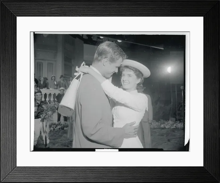 Framed Print : Margaret O'Brien and John Lupton During Intimate Scene Framed Print : Margaret O'Brien and John Lupton During Intimate Scene
